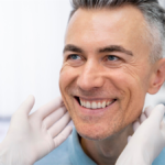 mężczyzna u dentysty